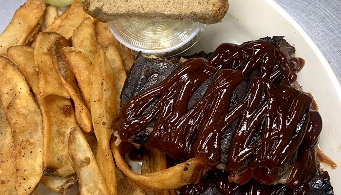 BBQ ribs Thursday special Mastricola's On Broadway Berlin, WI restaurant, bar, grill and event venue hall